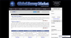 Desktop Screenshot of globalsurveymarket.com